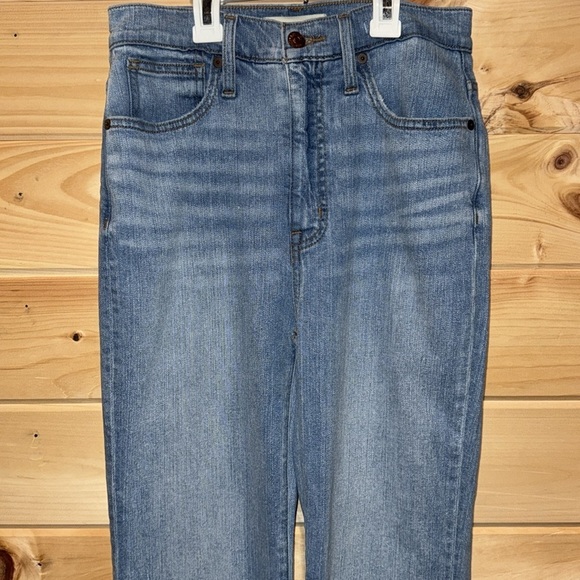 Madewell Light Blue Denim Classic Straight Jeans Size 25 - Picture 5 of 10